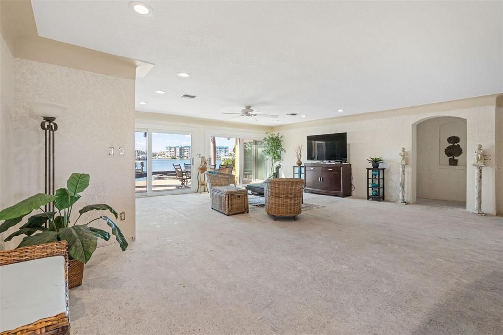 From kitchen looking into main living area