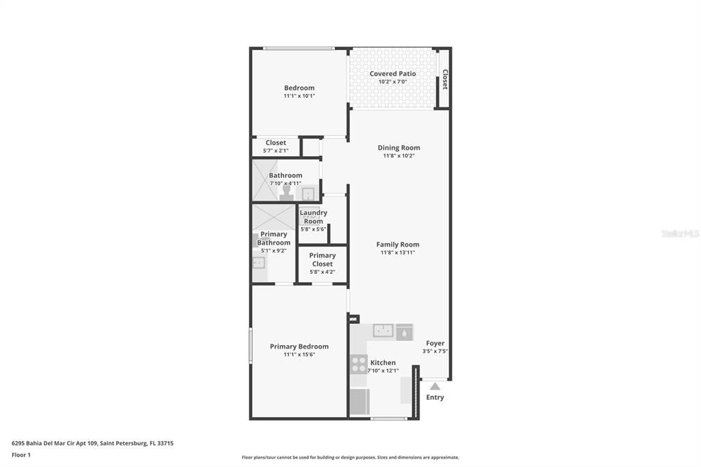 For Sale: $550,000 (2 beds, 2 baths, 890 Square Feet)