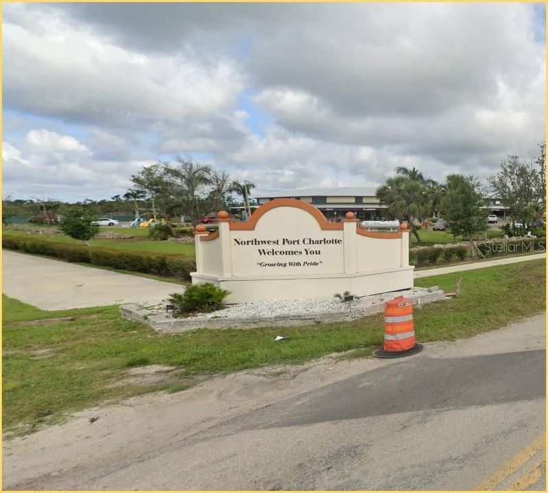 NW Port Charlotte Sign on El Jobean Rd