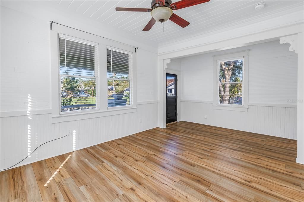 Living room as you enter the home