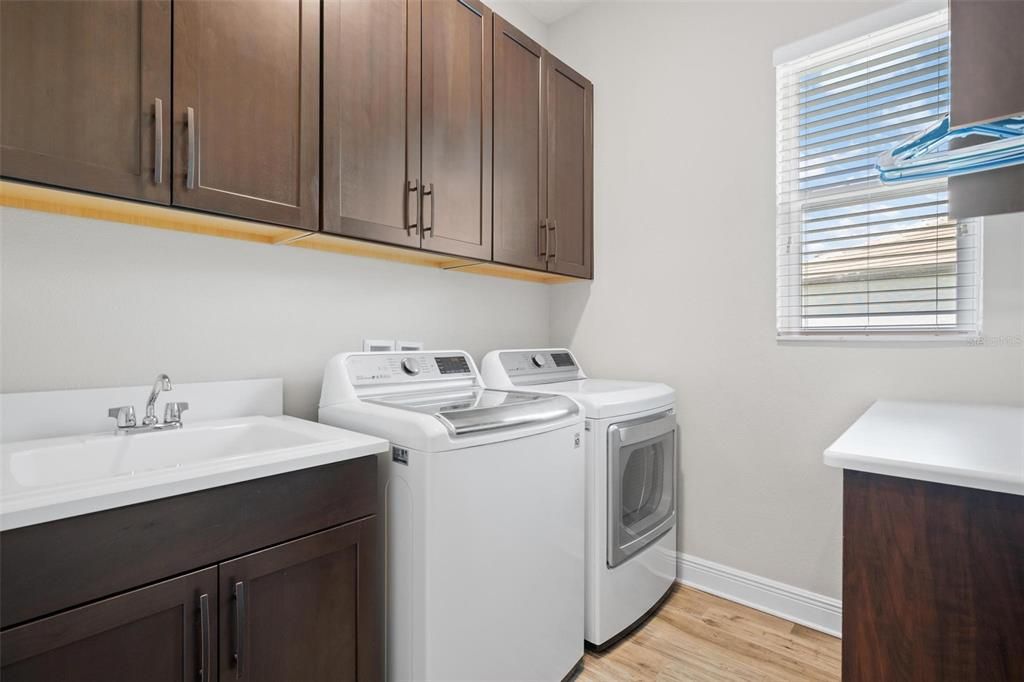 Laundry room.