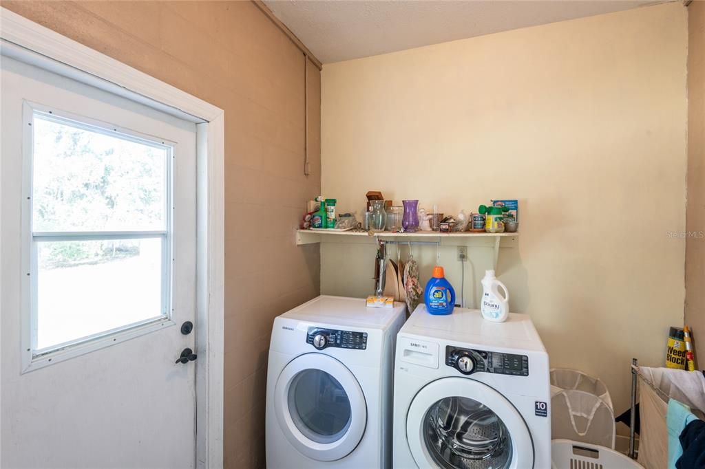 Separate Laundry Area