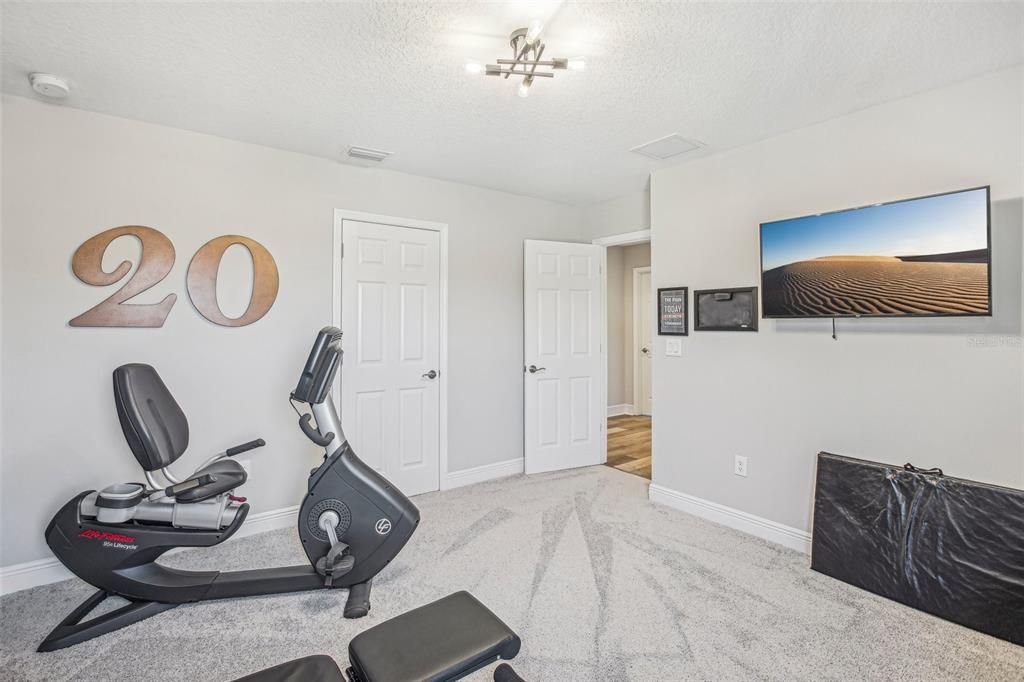 BEDROOM 4 WITH NEUTRAL PAINT, HIGH CEILINGS, READY FOR YOUR DECOR