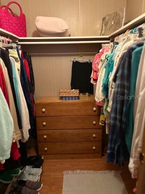 Primary Bedroom closet walk in