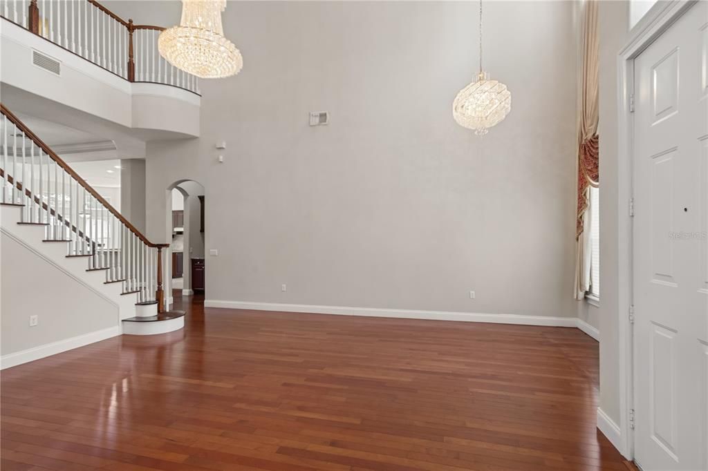 Entrance, Formal Living & Dining Room