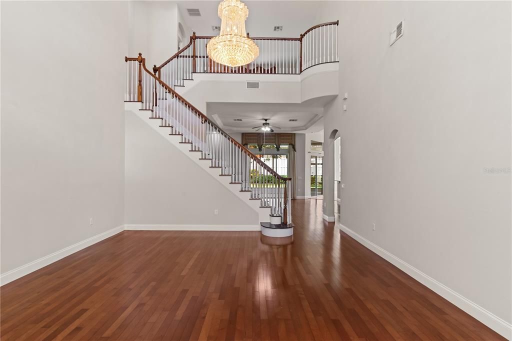 Entrance, Formal Living & Dining Room