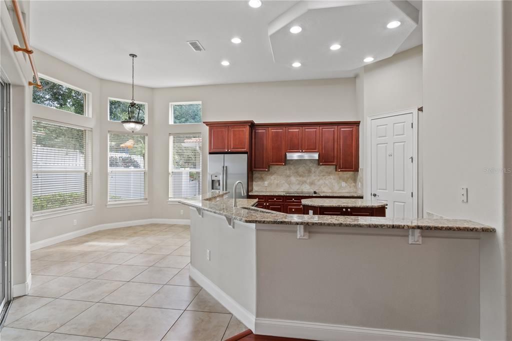 Gourmet Kitchen - View from Family Room