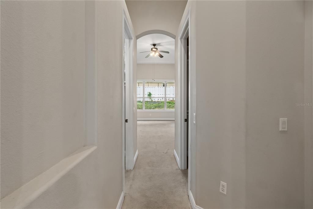 Hallway to Primary Master Bedroom Suite