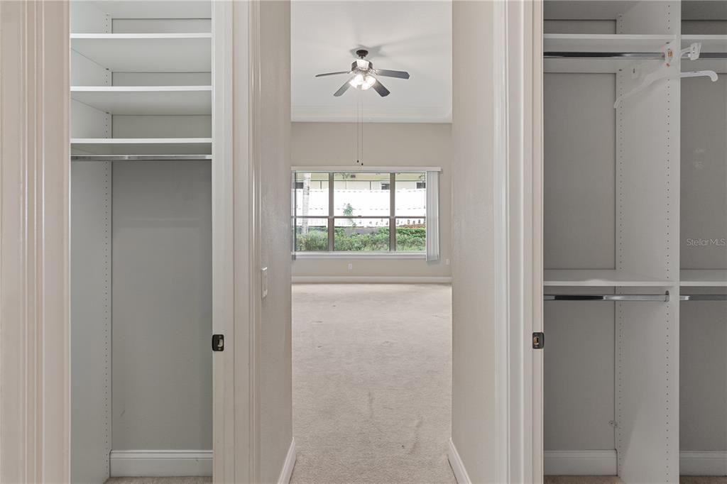 Primary Master Bedroom Suite - Dual Walk-In Closets