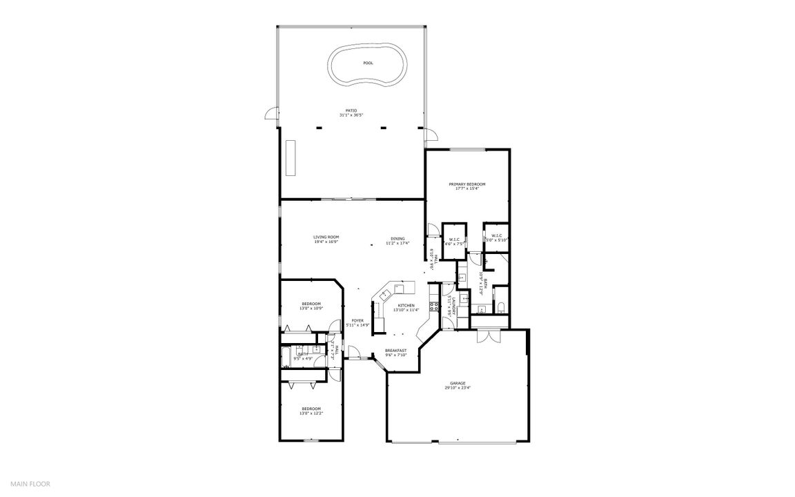 NICE ENTRANCE WITH 8' DOOR AND SIDELITE. THE KITCHEN IS THE LEFT AND GUEST SUITE TO THE RIGHT.