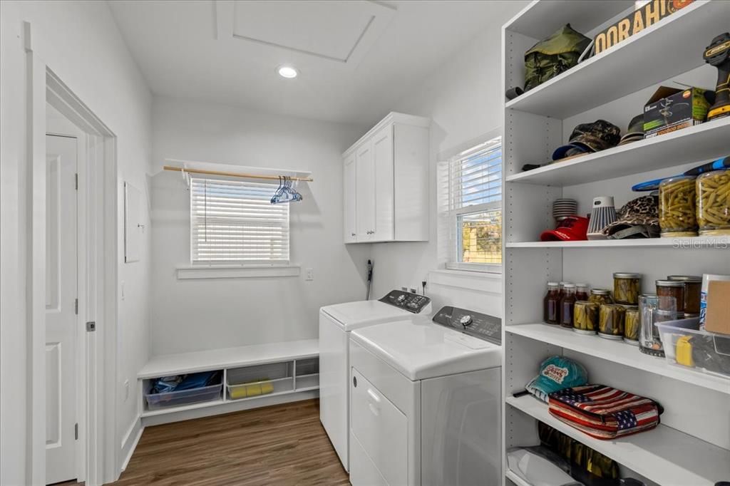 huge laundry room