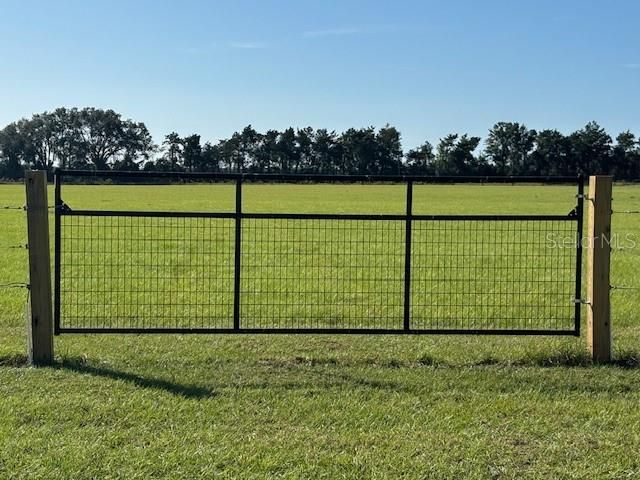 gate to front pasture