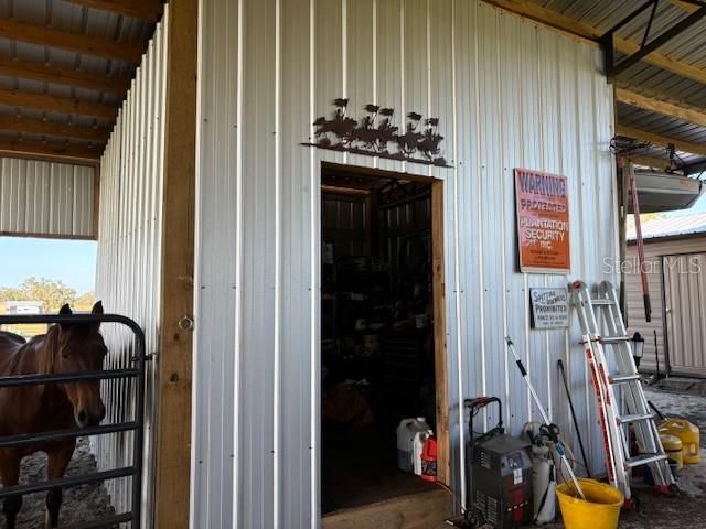 tack room/workshop