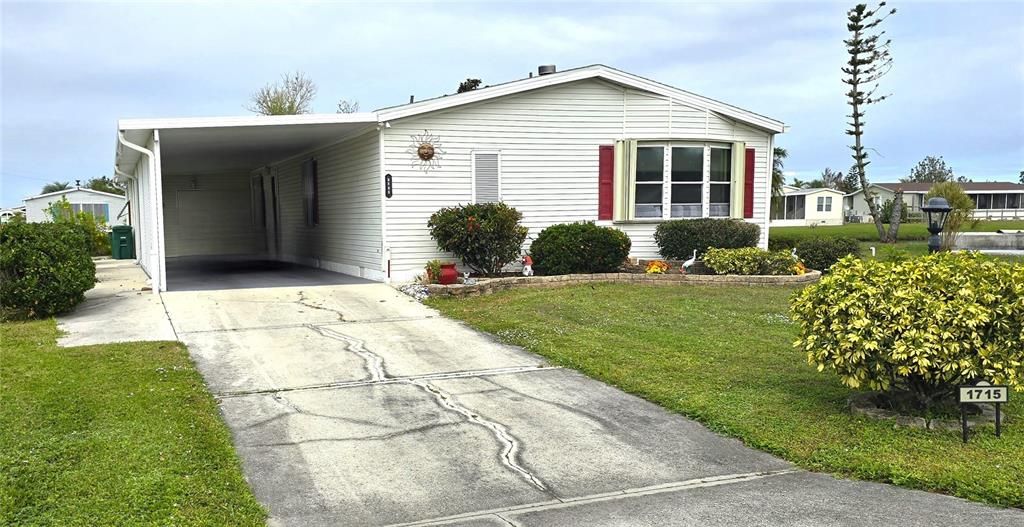 Street-level view of home