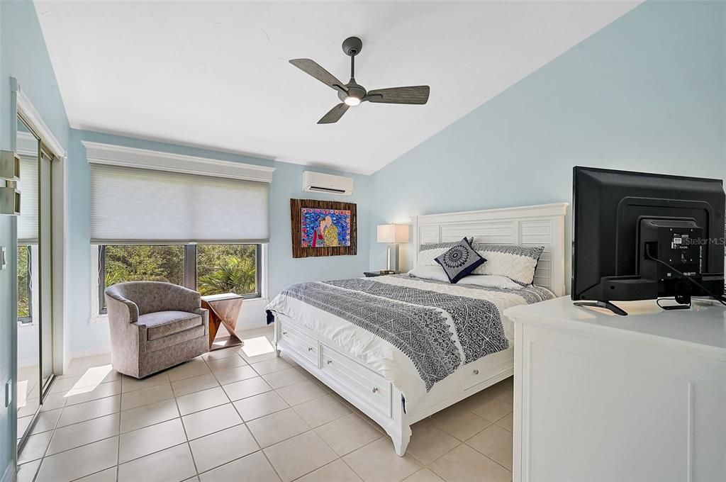 Primary Bedroom Vaulted Ceilings