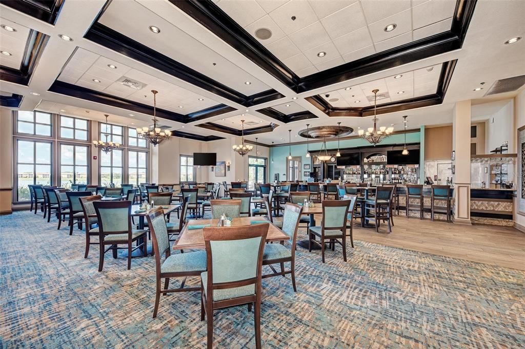 Clubhouse dining area