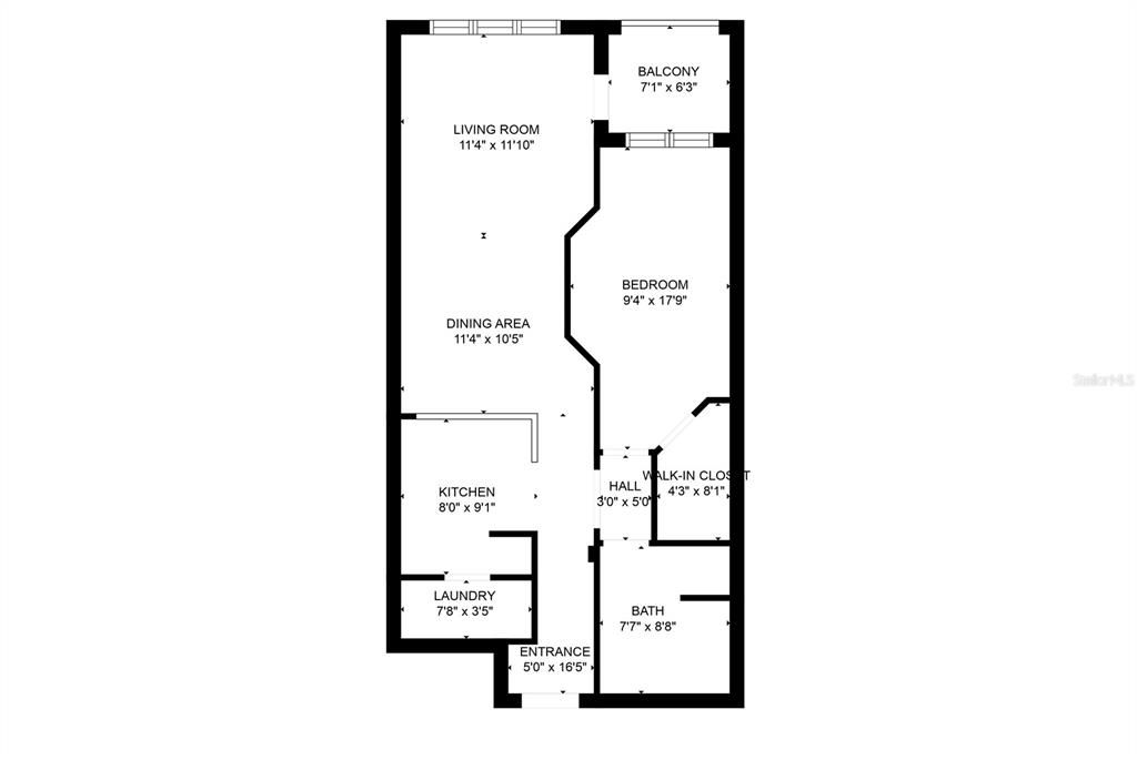 Active With Contract: $2,350 (1 beds, 1 baths, 743 Square Feet)