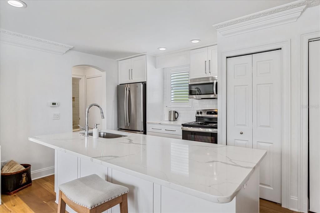 Kitchen in Garage Apt.