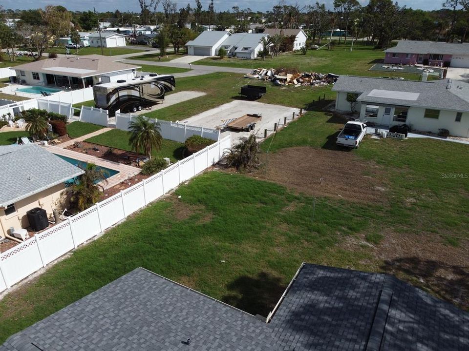 View of back yard.