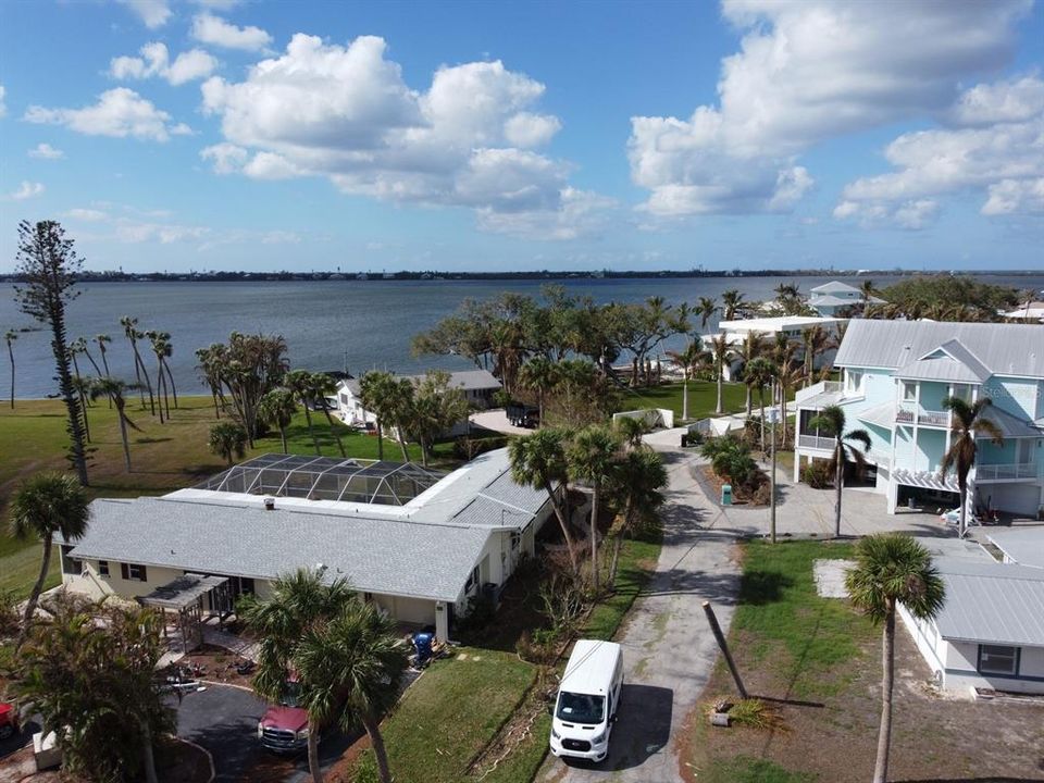 Bay View above the house.