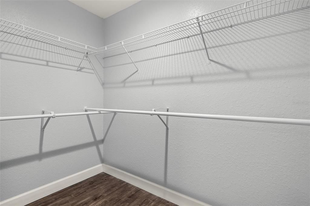 Walk in Closet for Primary bedroom