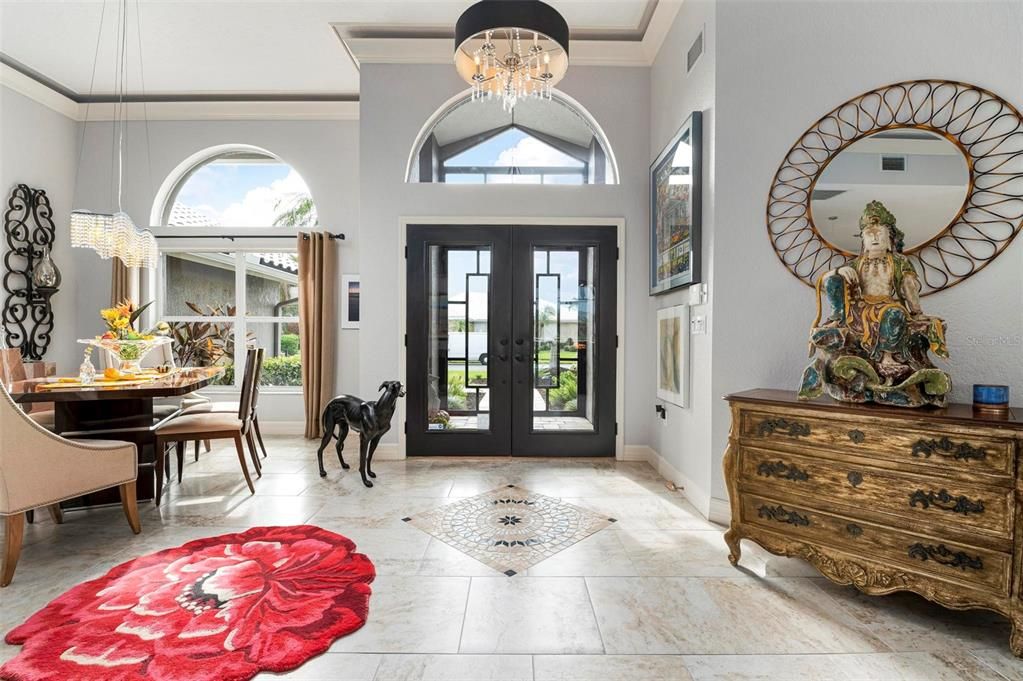 Foyer, dining room