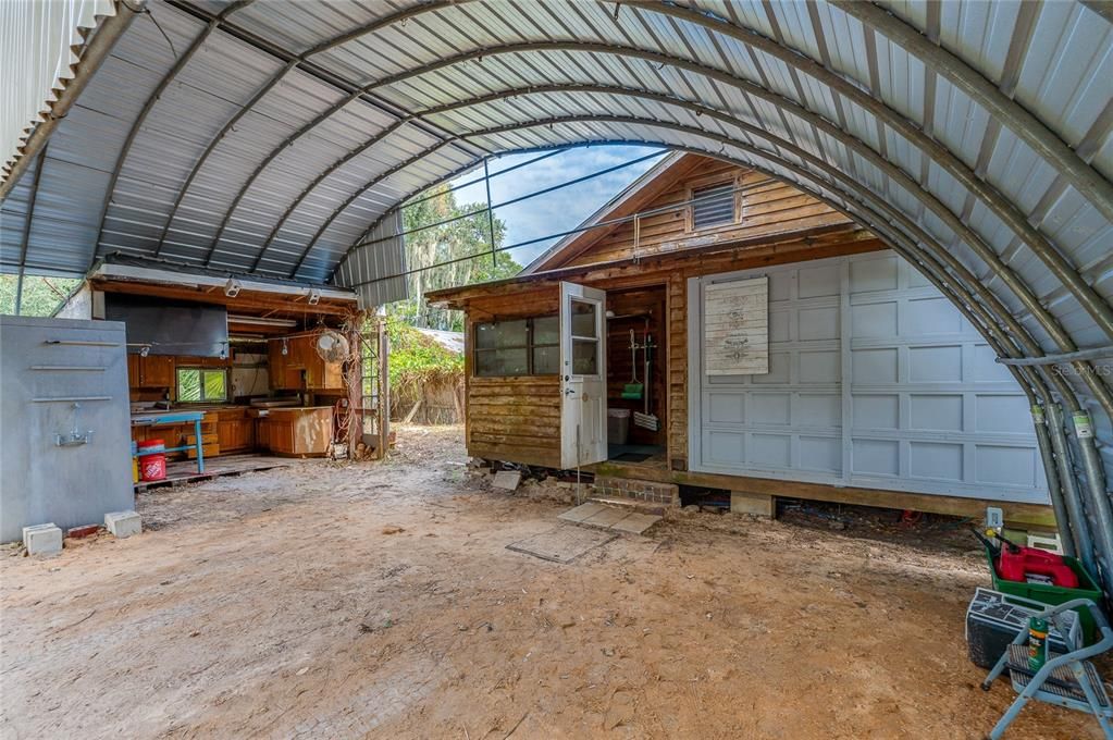 Carport toward home