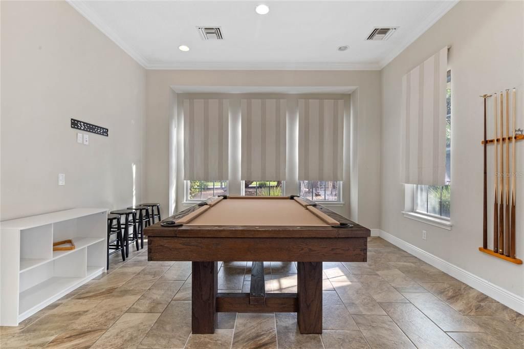 Clubhouse pool table