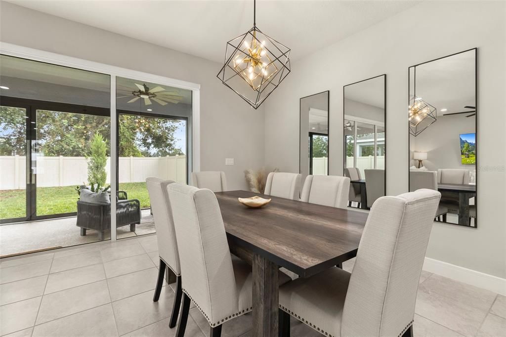 Dining Room with Extra Window for more light