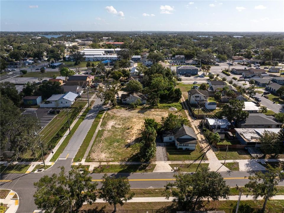 .39 Acre Lot in downtown Winter Haven looking east