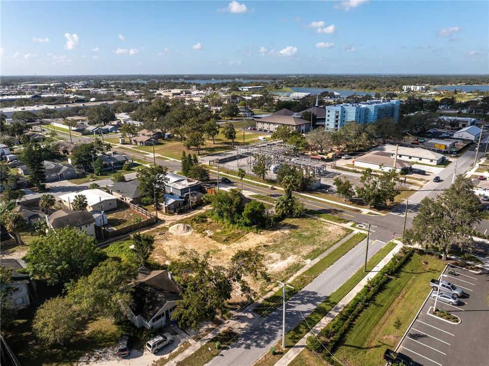 .39 Acre Lot in downtown Winter Haven looking southwest