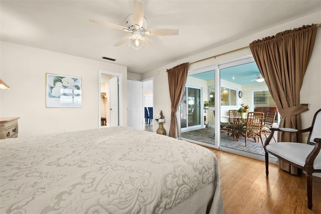 Master Bedroom Opens to the Lanai