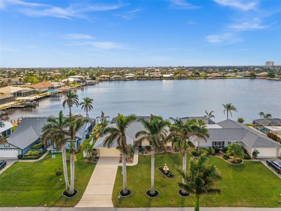 Aerial View of the front overlooking Thunderbird Lake