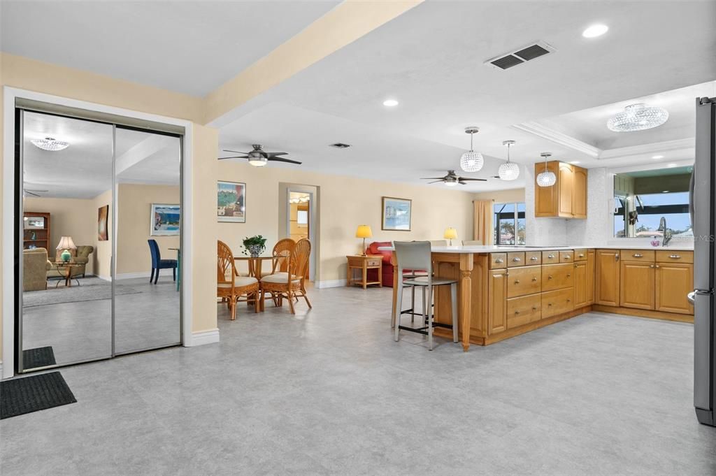 Kitchen from the foyer