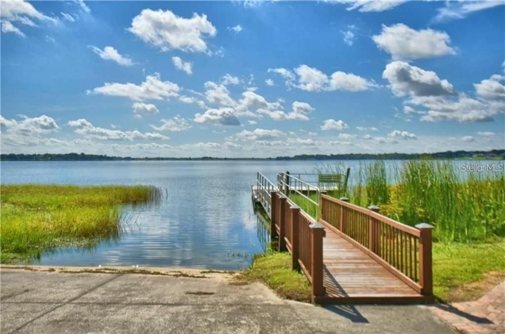 Community Dock and Boat Ramp