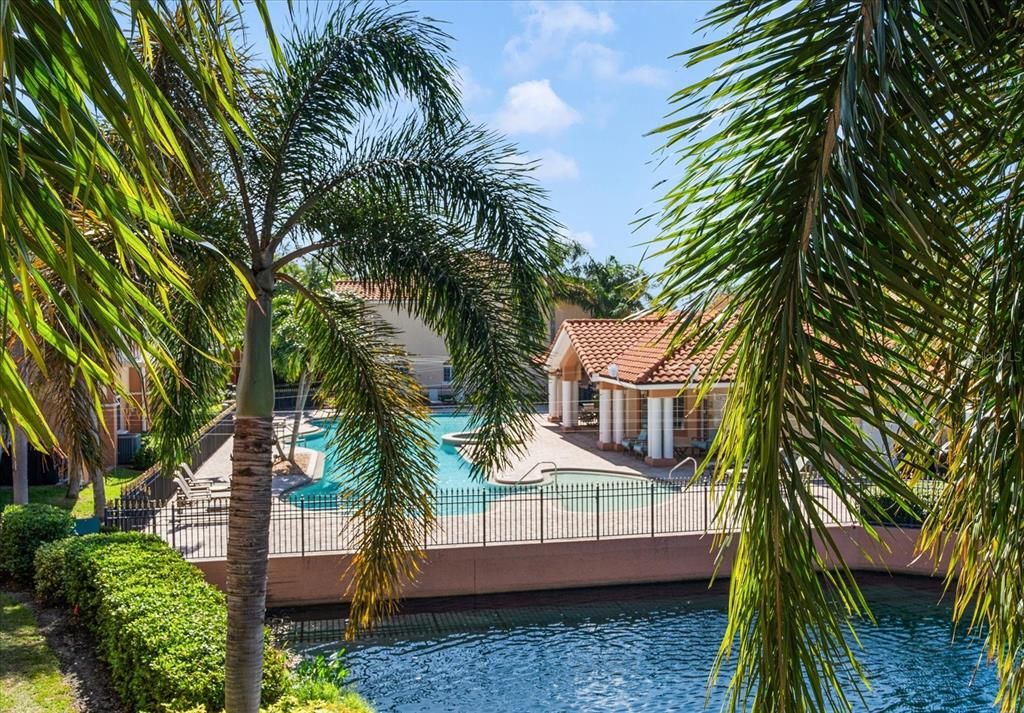 Balcony View to Pool