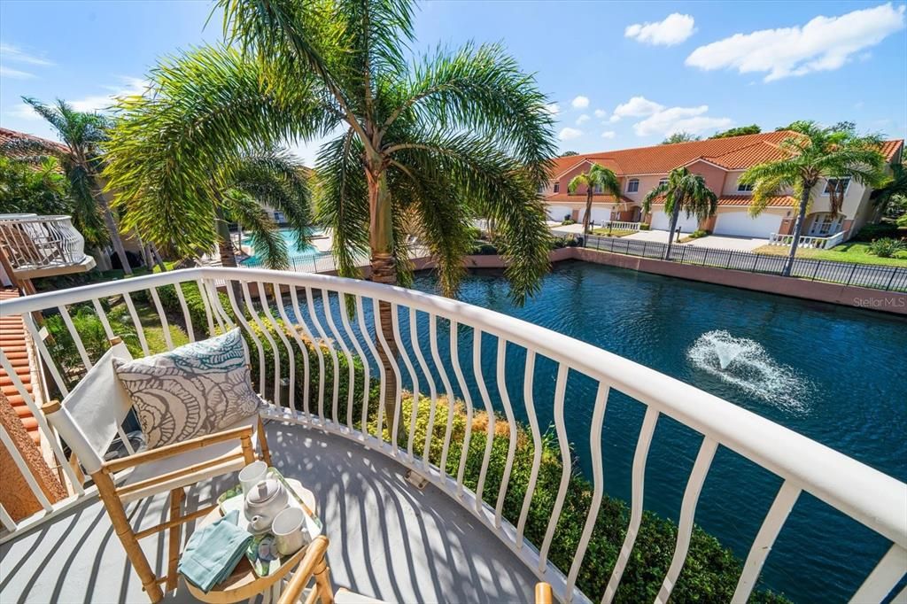 Balcony View to Pool