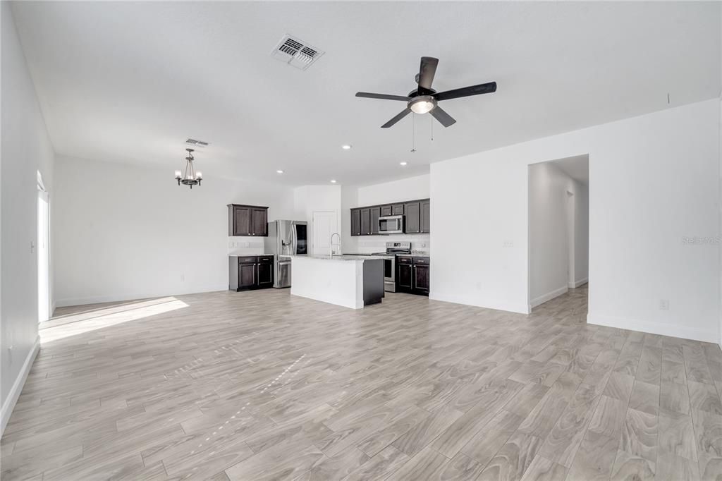 Spacious Open Floorplan Living Room