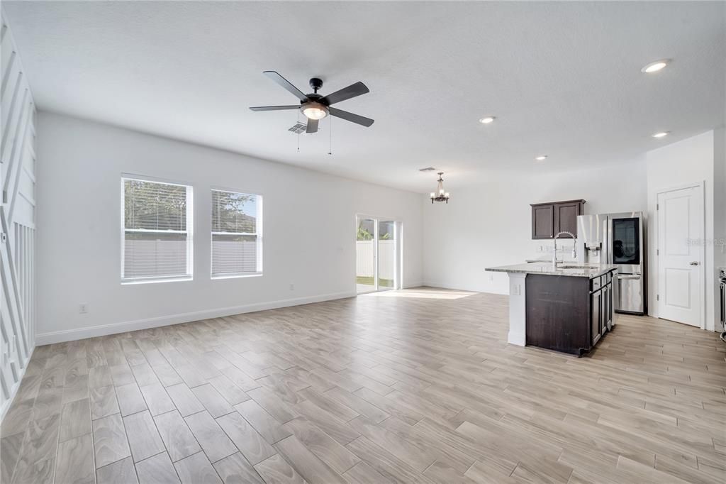 Spacious Open Floorplan Living Room