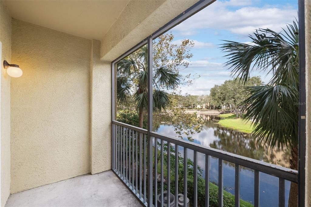 Pond View from Balcony!