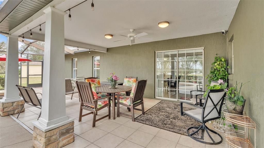 Large Covered Pool Deck