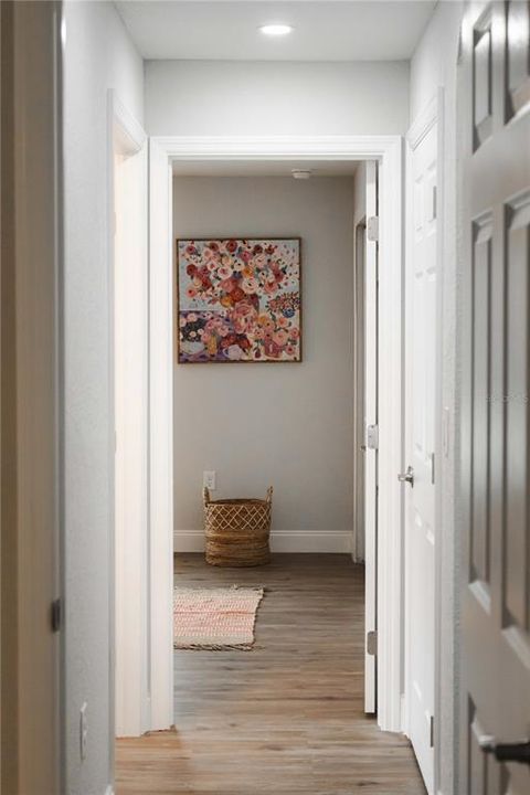 Staged Hallway