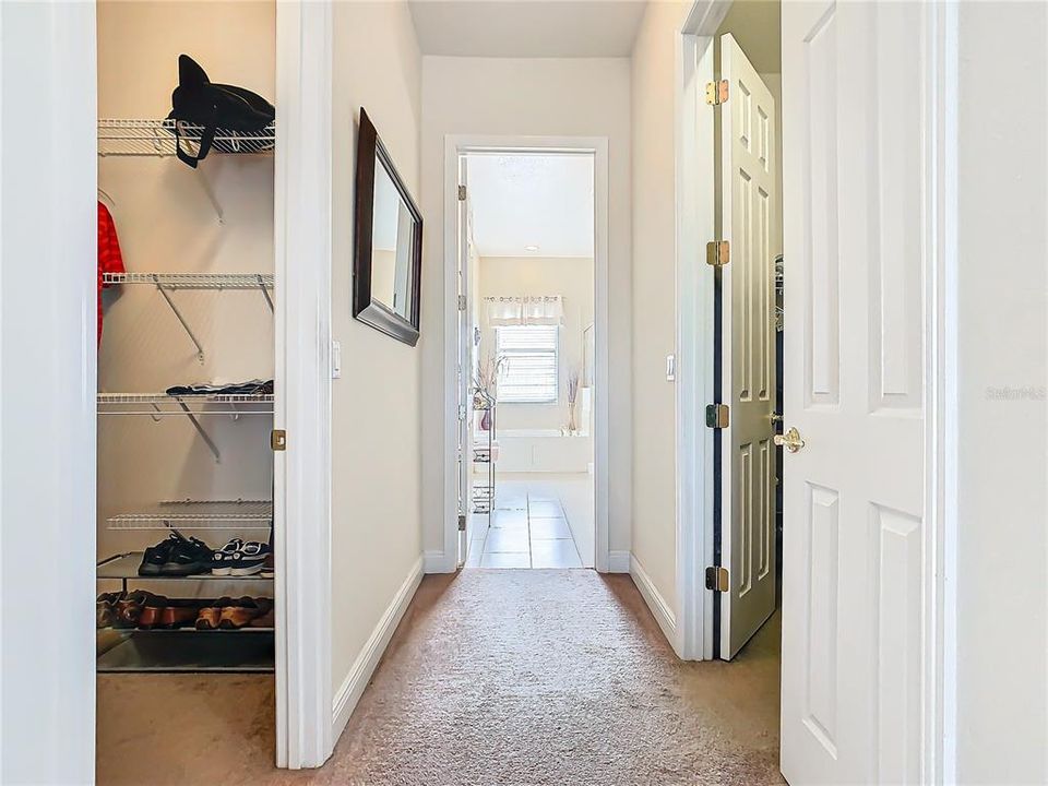 Primary Suite has 2 walk in closets