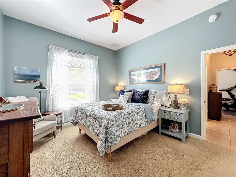 Bedroom 2 and view into the hallway