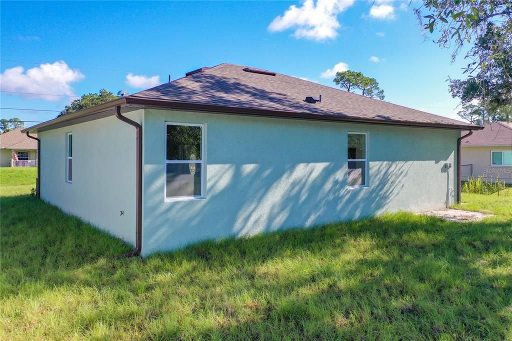 Photos of Model Home - Side View