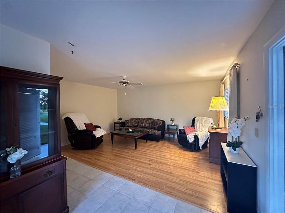 Looking from the Dining Room into the living room