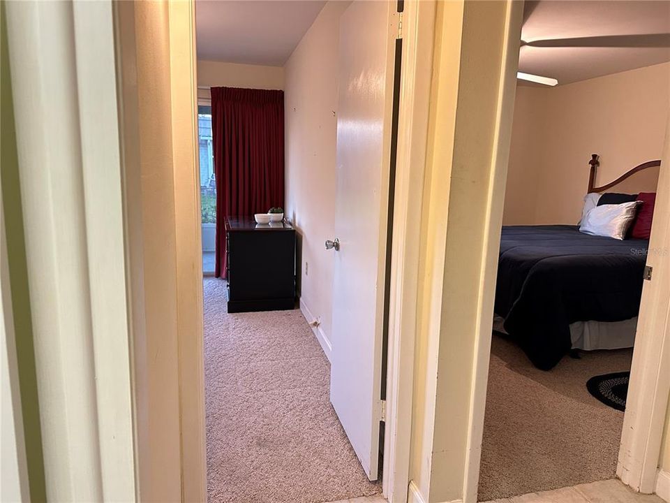 Hallway looking into both Bedrooms