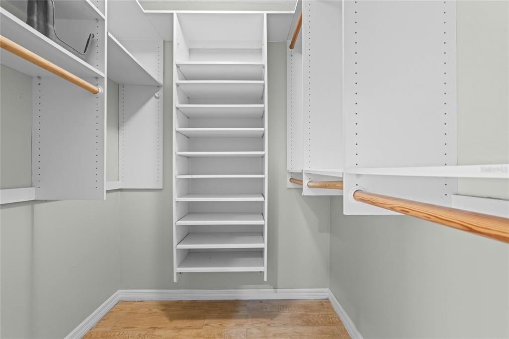 Primary Bedroom features a Closet Organizer System