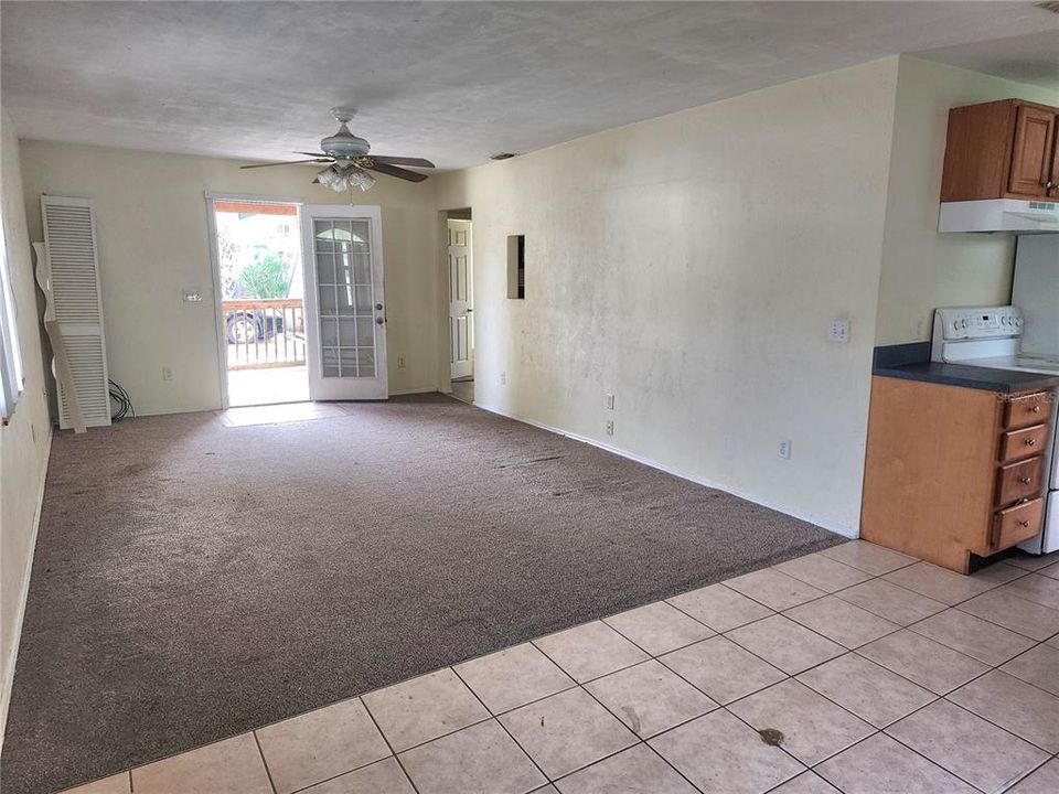 Livingroom and dining combo