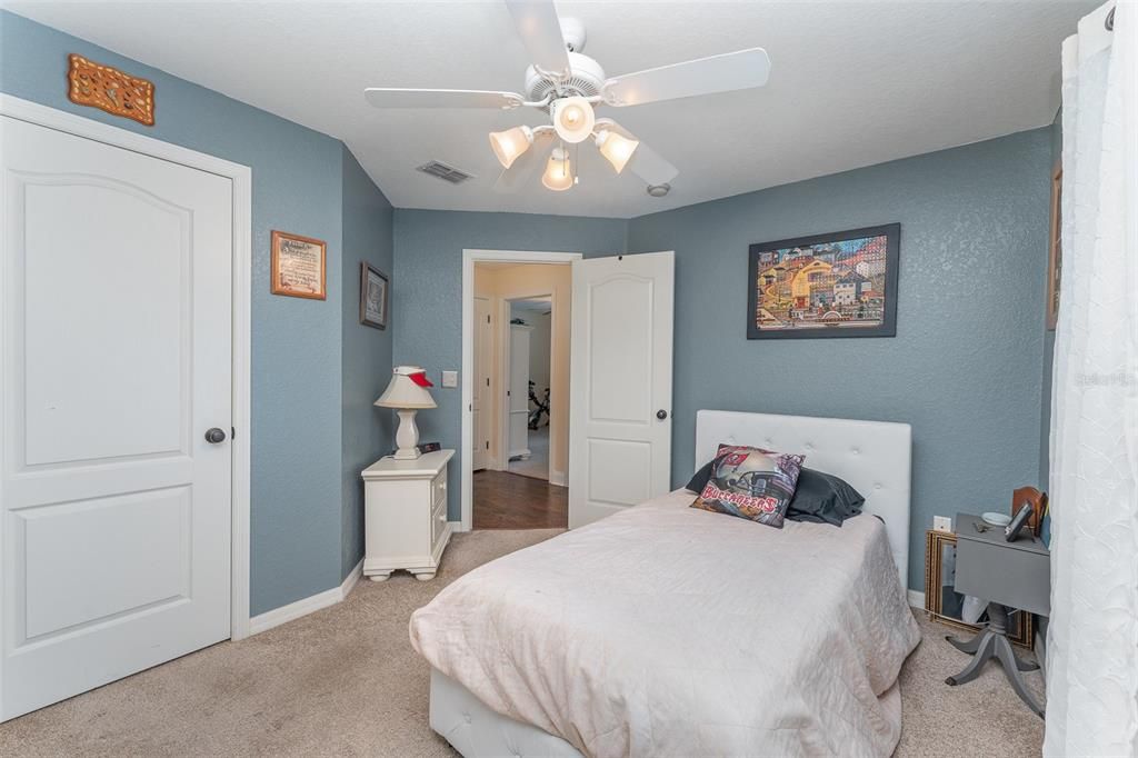 One of the four good sized bedrooms looking to the hallway